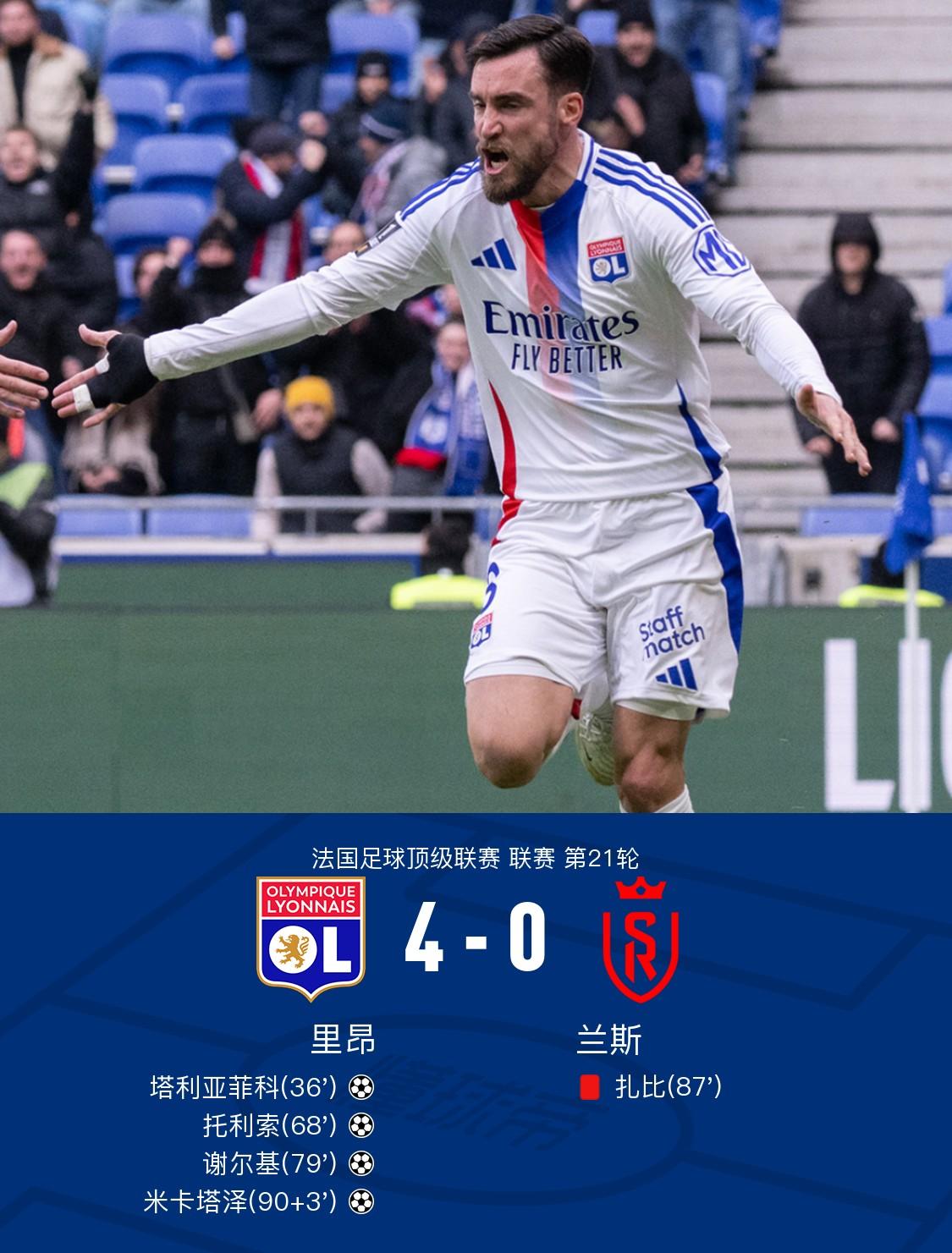 里昂遭遇惨败,斯特拉斯堡取得大胜的简单介绍 里昂遭遇惨败,斯特拉斯堡取得大胜的简单介绍